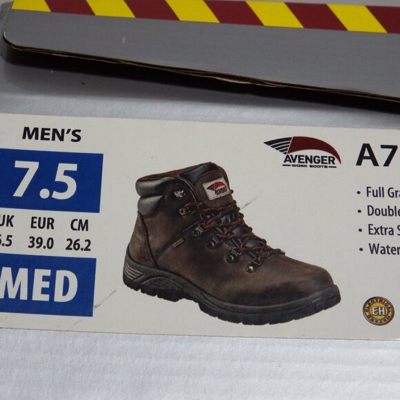 Avenger Men\'s work boots, Size 7.5- NEW main image 9